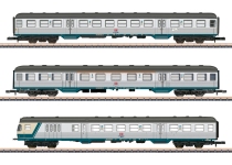 Märklin 87183 - Z - 3-tlg. Set Personenwagen Karlsruher Kopf, DB AG, Ep. V